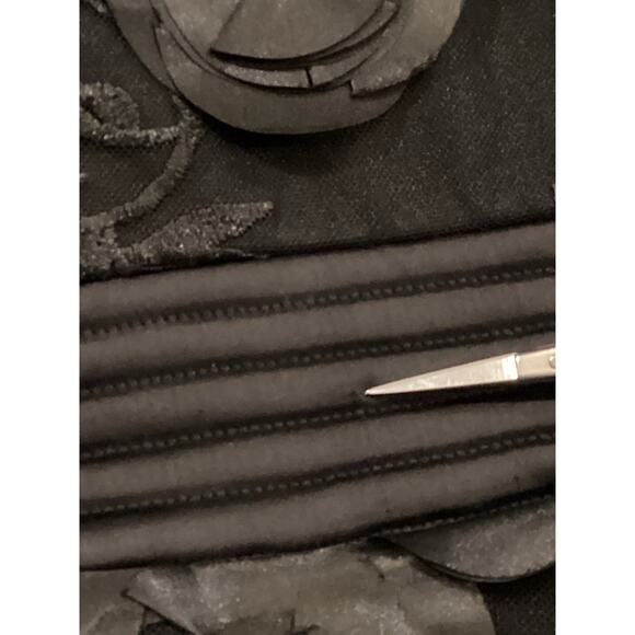 Zhivago THE VENDETTA Embellished Floral Mesh Minidress black size 2 - Picture 16 of 16